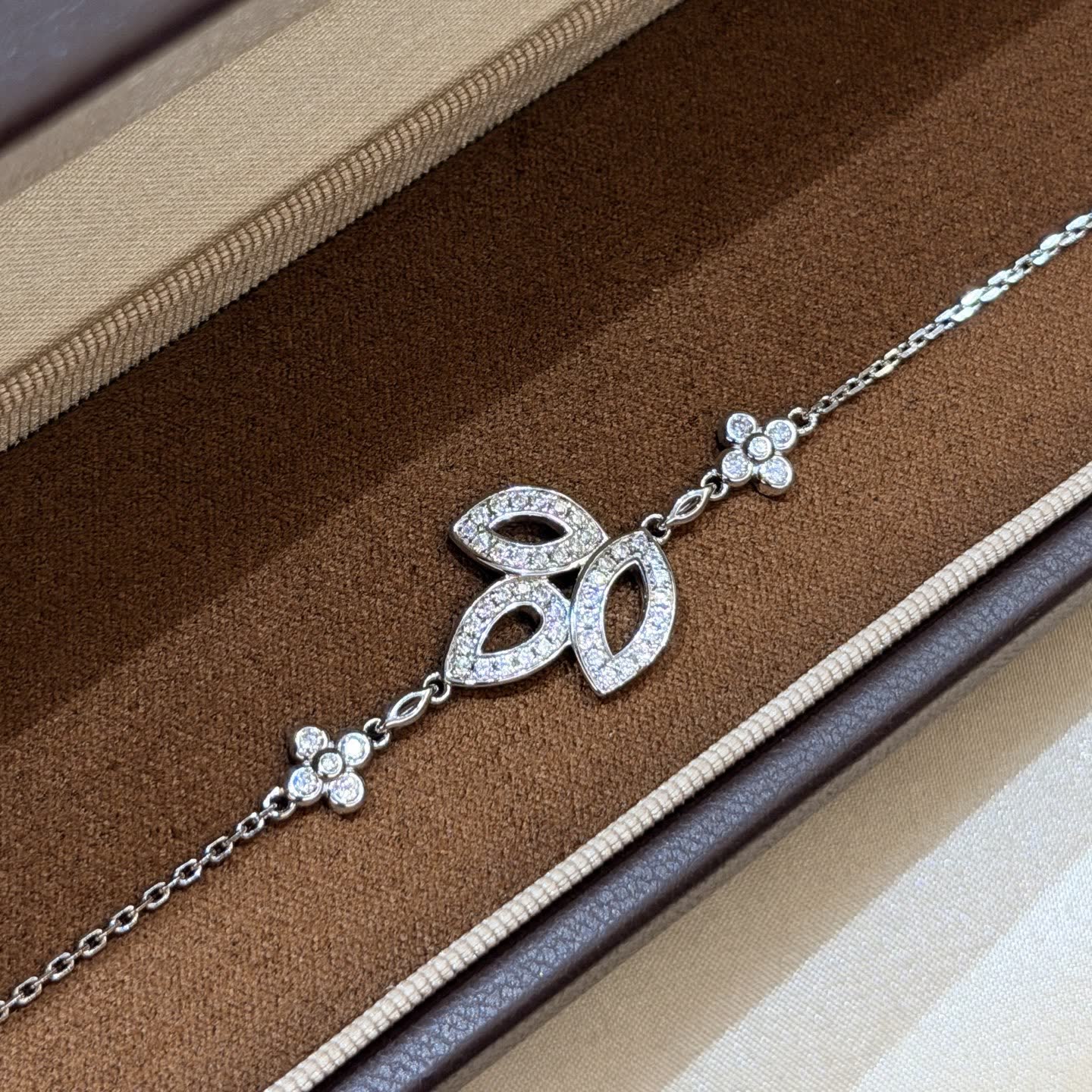 Harry Winston Leaf Diamond Bracelet